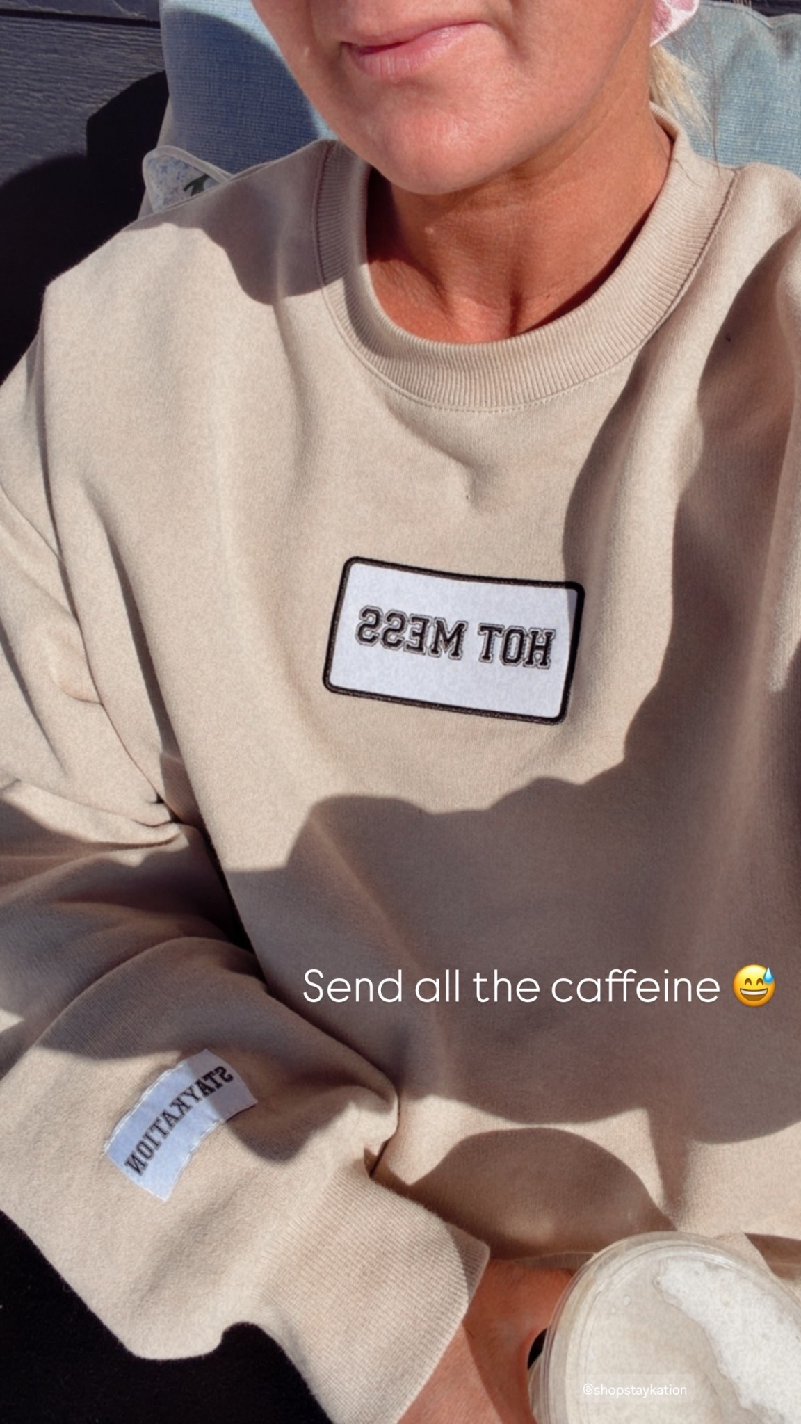 couldn’t be a more accurate sweatshirt to describe how I feel 🥴 wearing a M/L for a very oversized fit

#LTKootd #LTKdayinmylife #LTKOver40