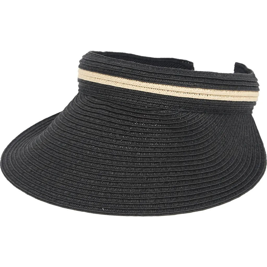 NORDSTROM RACK Solid Visor in Black at Nordstrom Rack | Nordstrom Rack