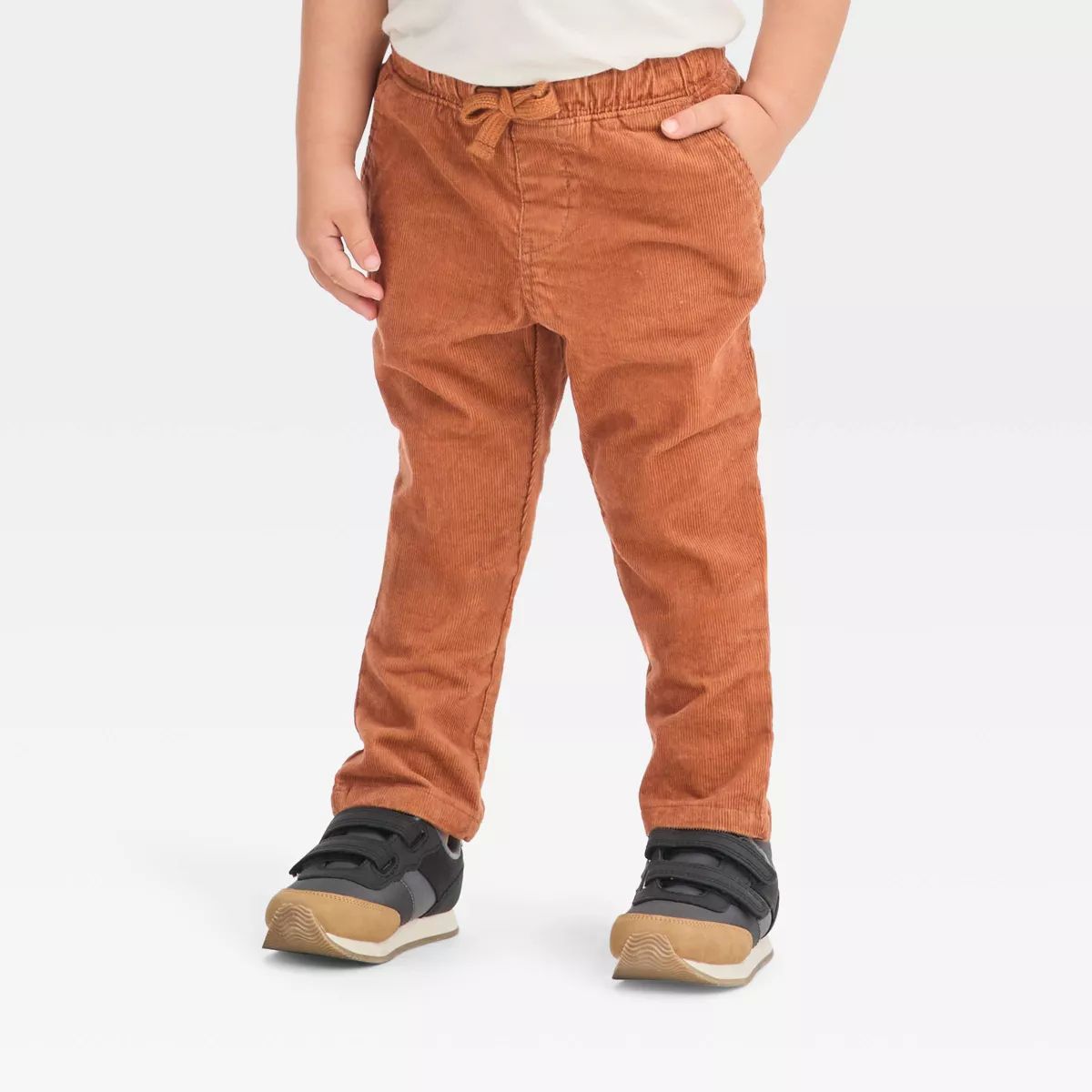 Toddler Boys' Pull-On Taper Fit Corduroy Pant - Cat & Jack™ Brown 3T | Target