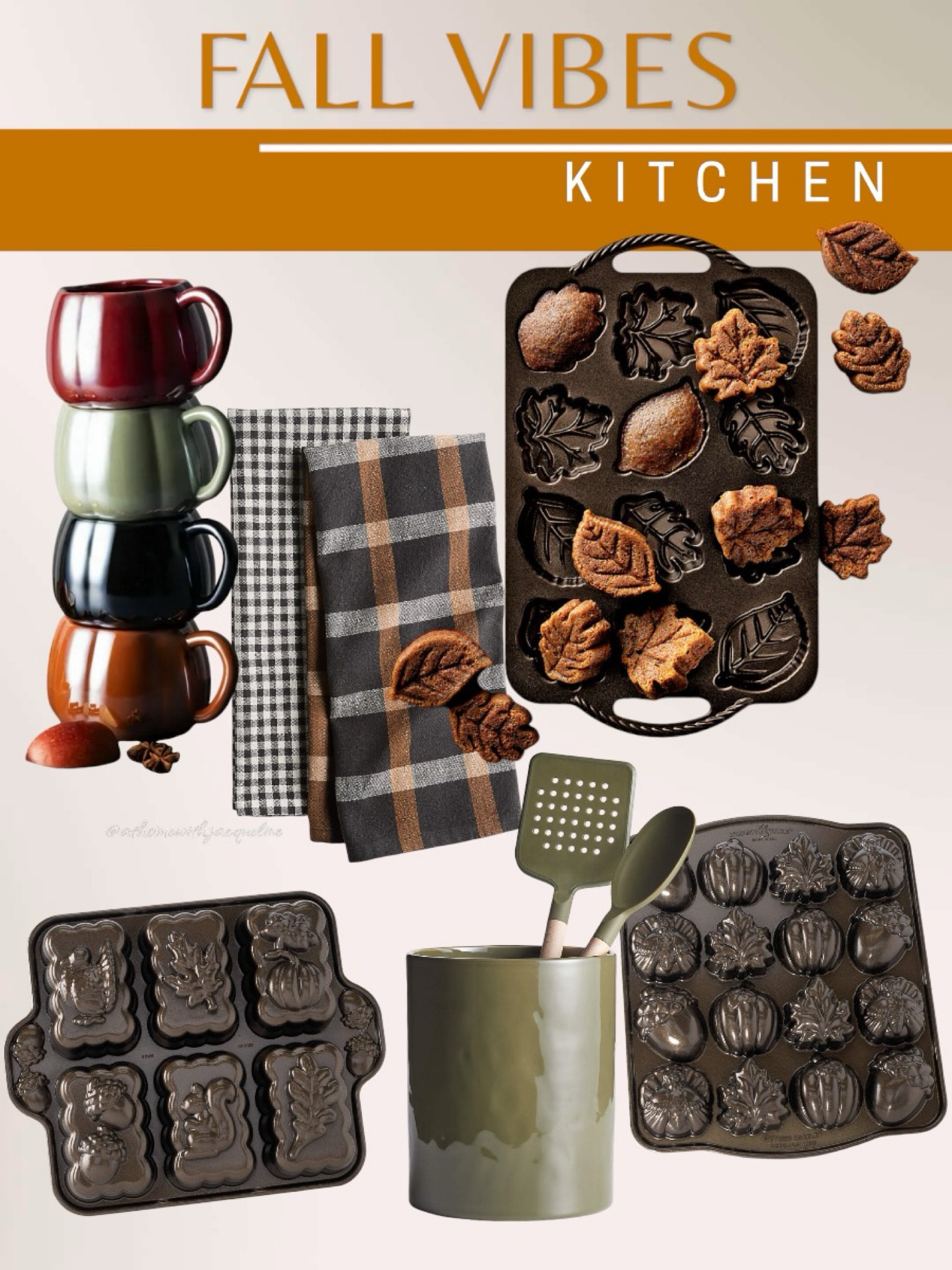 Fall kitchen. Holiday backing. Pumpkin mug  

#LTKSeasonal #LTKHome