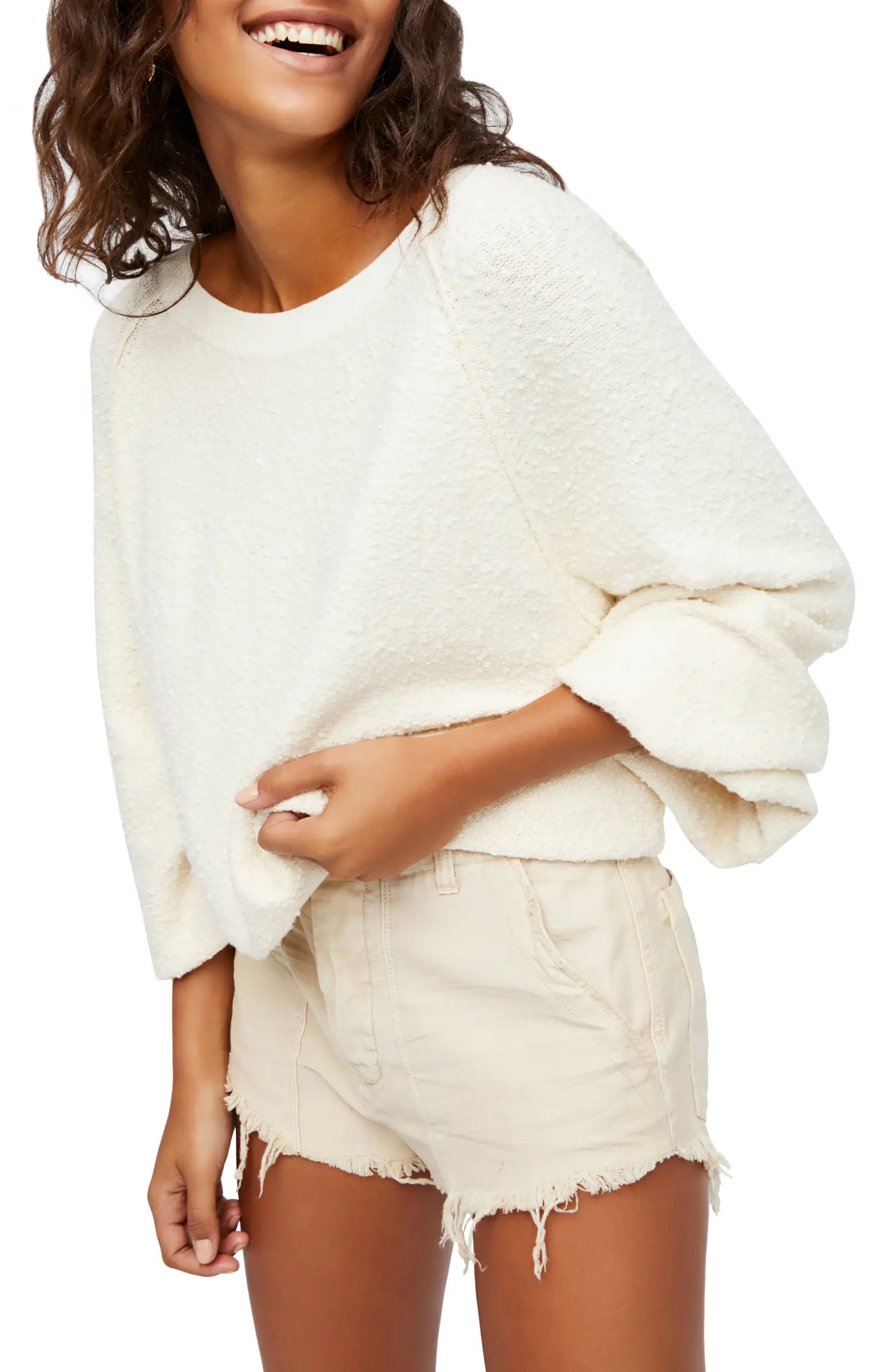 Found My Friend Bouclé Pullover | Nordstrom