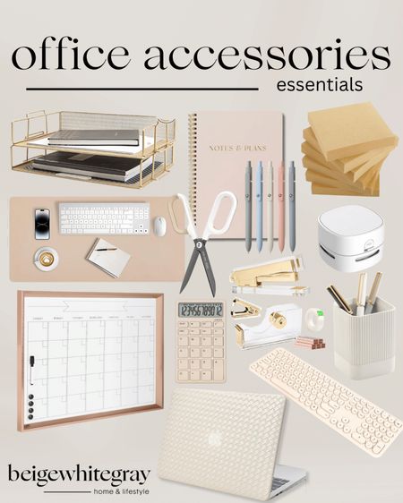 Office Accessories

Home  home office  work from home  desk accessories  office essentials  office decor  laptop cover  notepad  pens  desk gadget#LTKhome

#LTKSeasonal