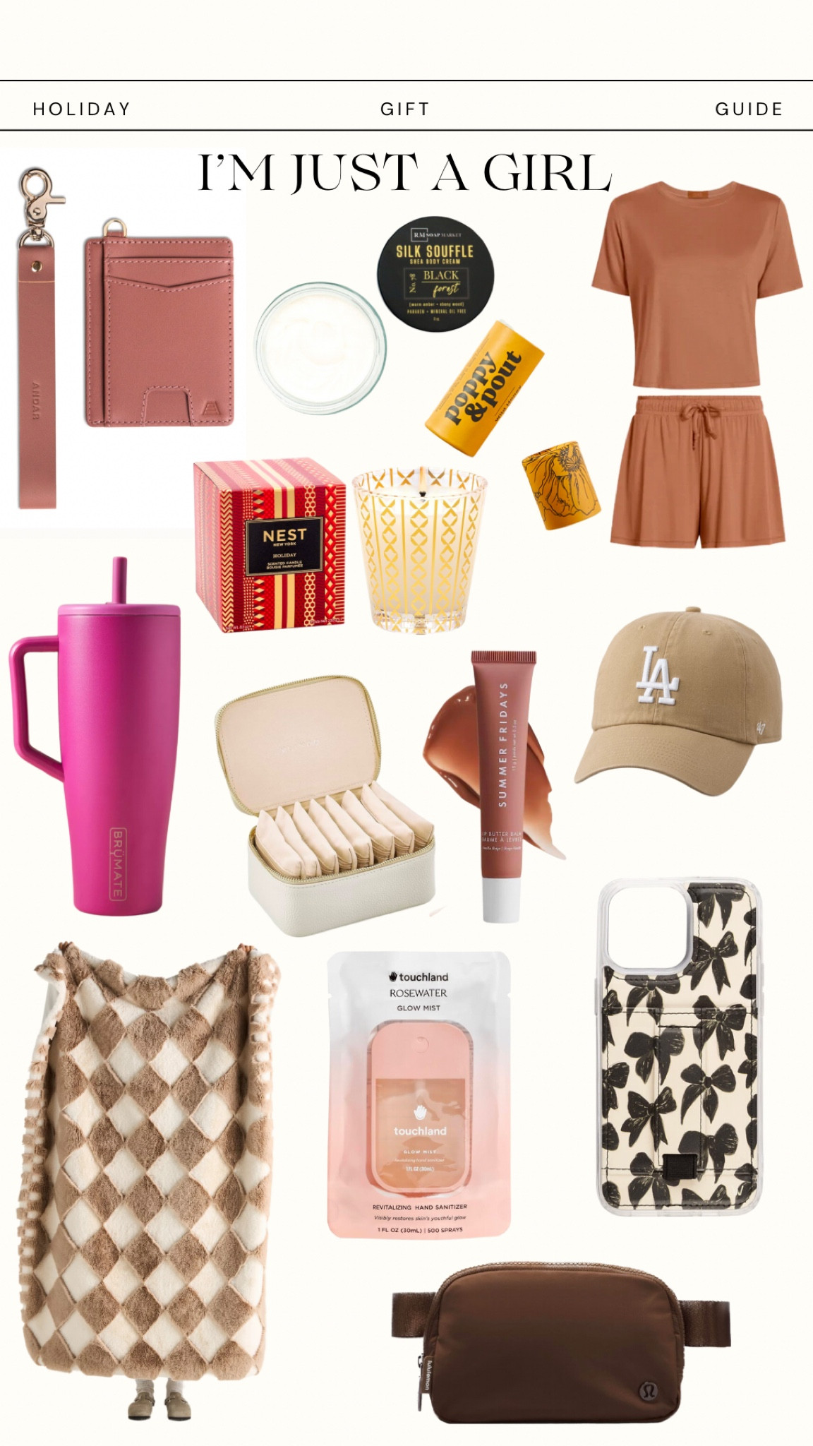 Gift guide and gift ideas for the girly girl in your life! The body lotion is from Rocky Mountain Soap Market online :) 

#LTKHoliday #LTKGiftGuide