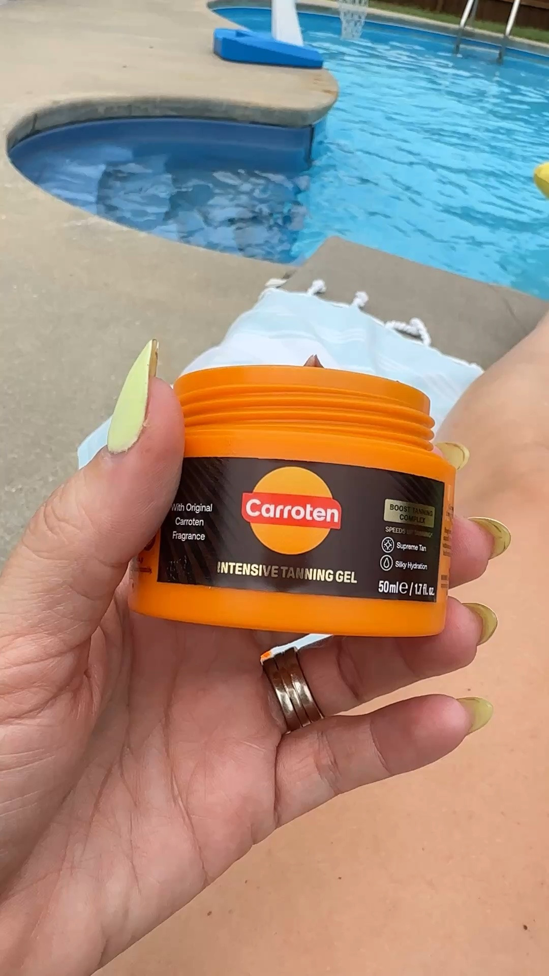 Tanning gel, pool, summer essentials

#LTKdayinmylife #LTKstorytime #LTKSwim