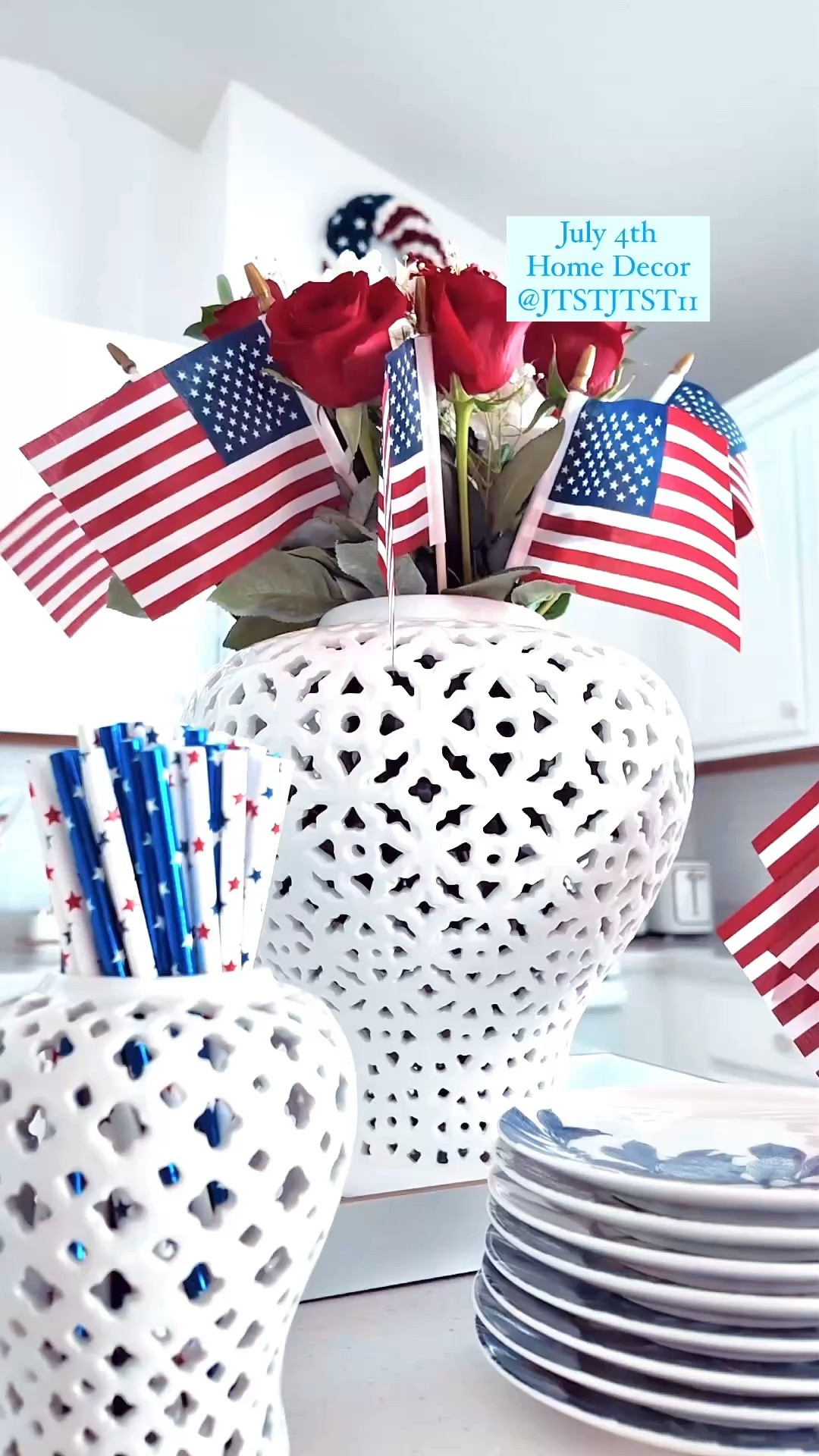 Summer table | summer decor | July 4th table | Independence Day Decor | Blue and White plates | Fourth of July decor | USA decor | early summer | Patriotic decorations | Red White Blue decor | home decor | classic home | modern home | coastal home | preppy style | southern home | southern charm | southern living | summer decorations | summer style | summer

🇺🇸🇺🇸🇺🇸🇺🇸🇺🇸🇺🇸🇺🇸🇺🇸🇺🇸🇺🇸🇺🇸
#july4th #july4thdecor #homedecor #happyfourth #happyfourthofjuly #independenceday #patrioticdecor #redwhiteandblue #festivedecor #USA #america #americanstyle #americanflag #fourthofjuly #amazonhome #amazonhomefinds #amazonhomedecor #founditonamazon #street2beachstyle

#LTKSeasonal #LTKOver40 #LTKSaleAlert #LTKHome #LTKfoodie #LTKvlog