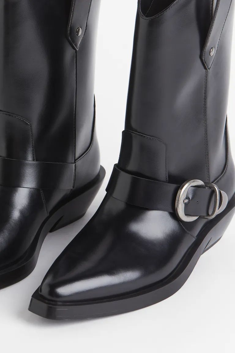 Cowboy Boots - Black - Ladies | H&M US | H&M (US + CA)