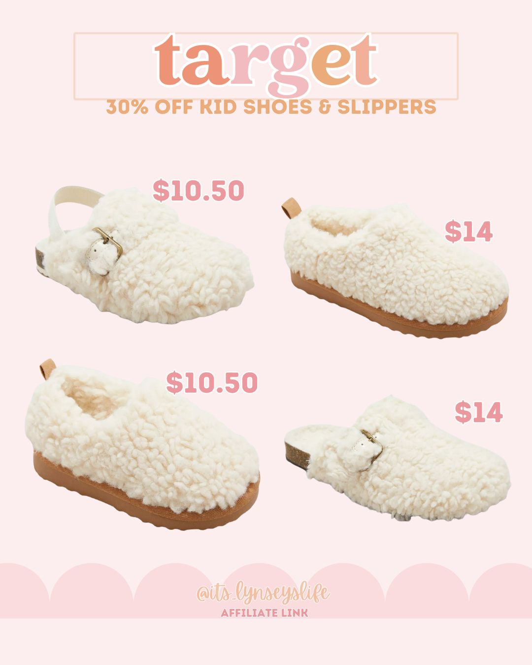 Target Daily Deal- 30% 0ff Kid Shoes & Slippers

Sherpa Slippers | Sherpa | Toddler Slippers | Comfy Slippers 

#LTKSaleAlert #LTKStyleTip #LTKKids
