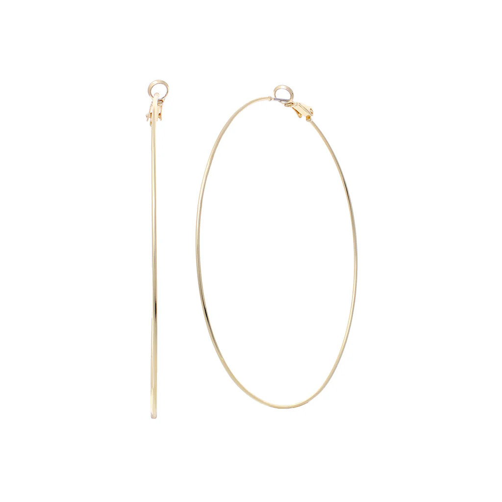 Rosemarie &amp; Jubalee Classic Style Hypoallergenic Thin Hoop Earrings | Rosemarie Collections