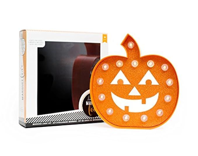 American Crafts Heidi Swapp Marquee Shapes Halloween Plastic Pumpkin | Amazon (US)