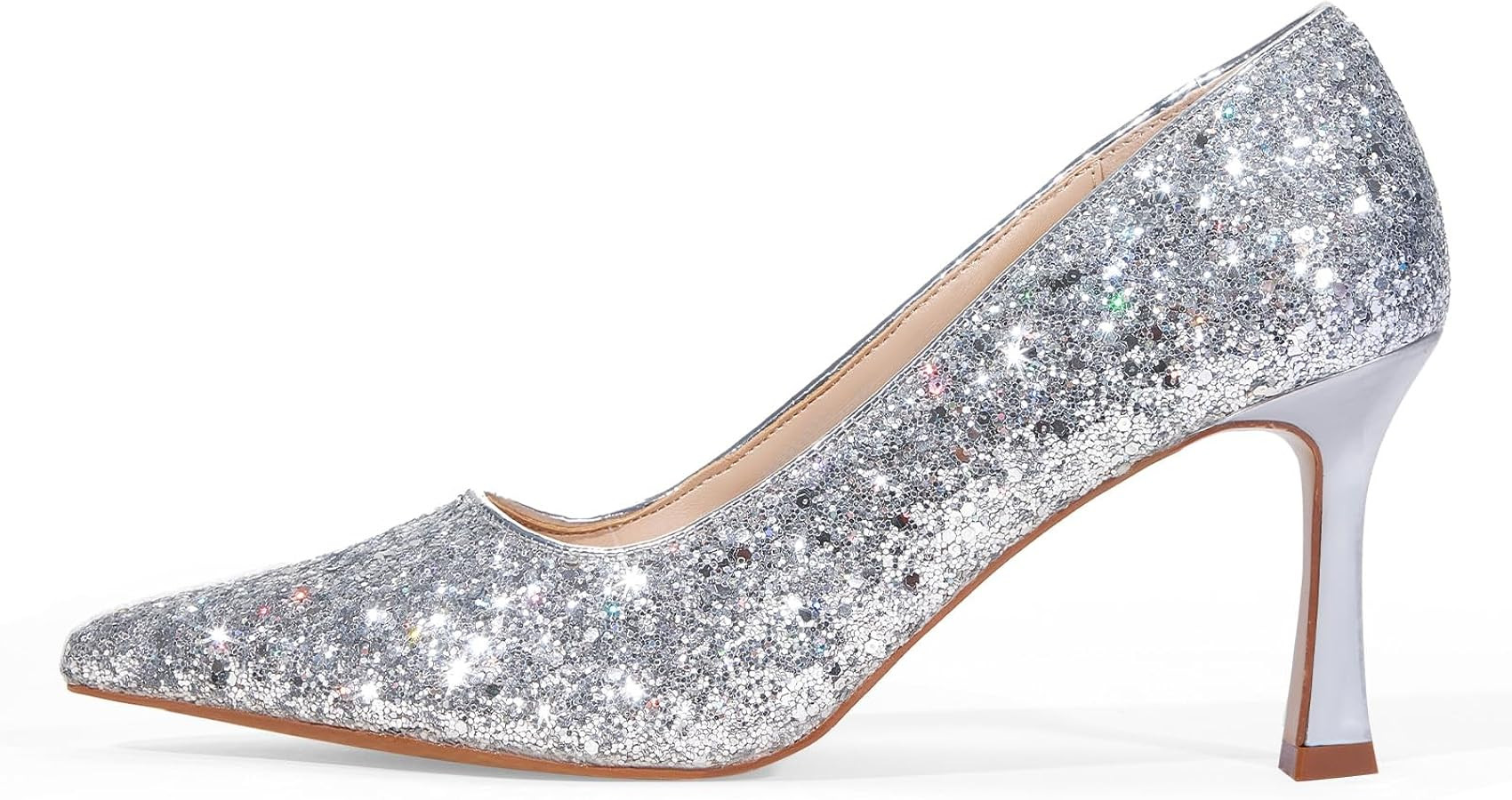 GENSHUO High Heels Pumps for Women Closed Toe Stillettos Heel Sexy Pointy Party Prom Dress Pump S... | Amazon (US)