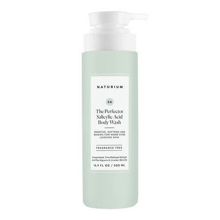 Naturium The Perfector Salicylic Acid Body Wash, Gentle & Smoothing Cleanser, 16.9 fl oz | Walmart (US)