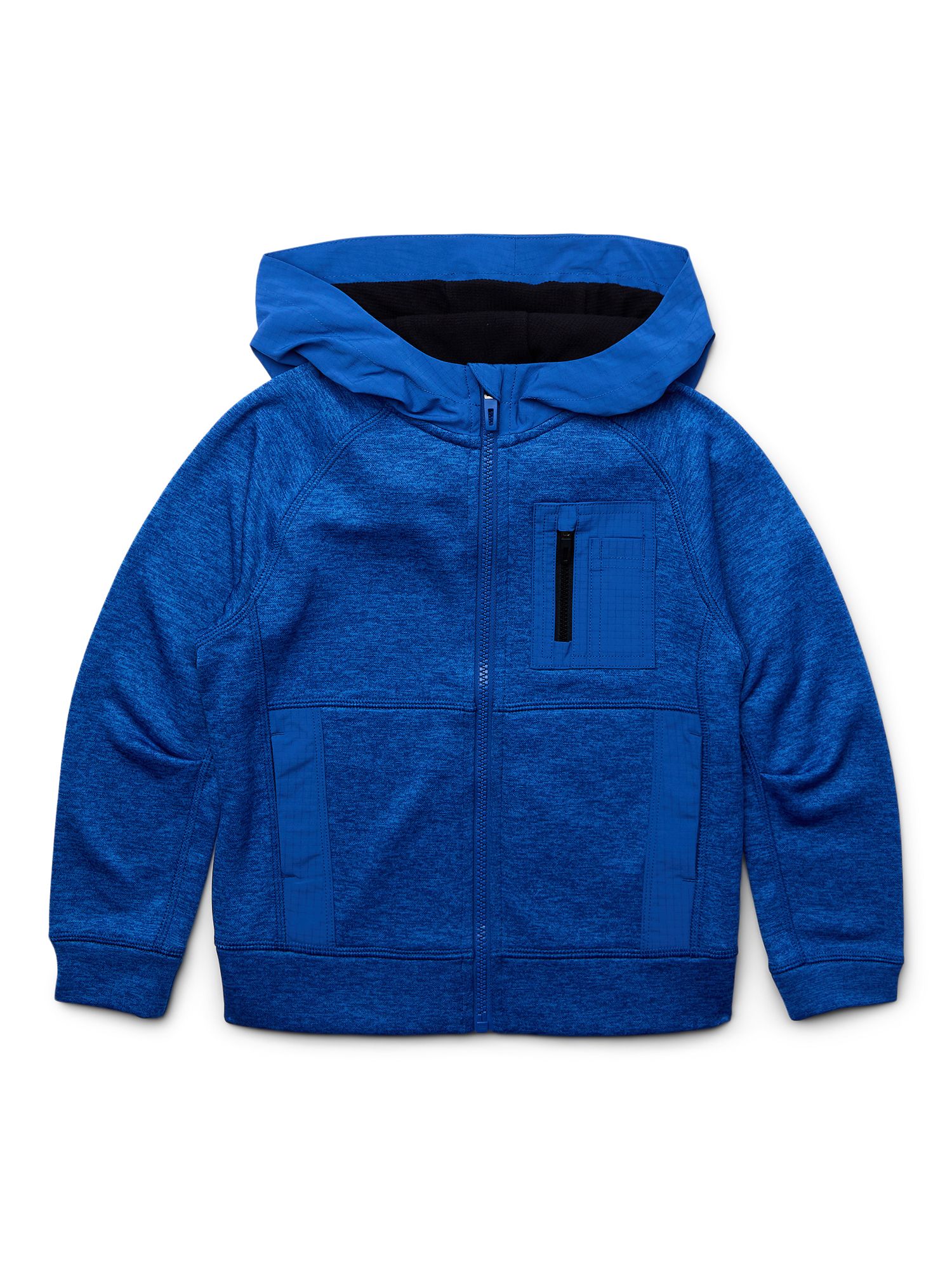 Athletic Works Boys Active Tech Fleece Full-Zip Jacket, Sizes 4-18 & Husky | Walmart (US)