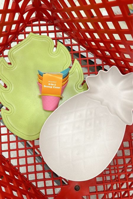 Sharing these new Sun Squad serving bowls from Target because they are absolutely adorable! Along with the ice cream scoop cones which are perfect for summer nights in the backyard. 🍦 

Target finds, Sun Squad, pineapple serving bowl, palm leaf serving bowl, ice cream scoop cups, lemon serving bowl, star bowls, strawberry bowl, sun bowl 