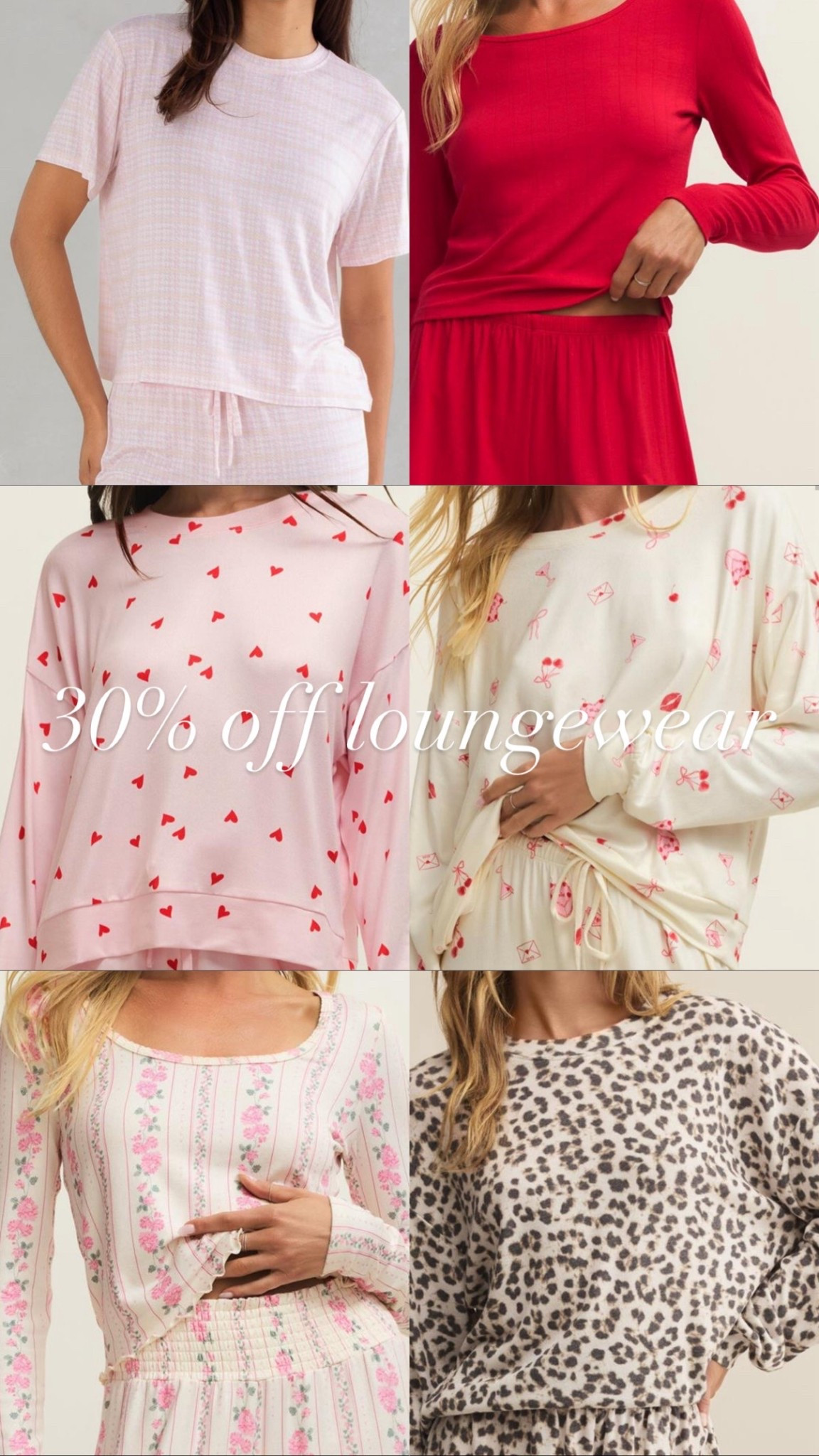 30% off loungewear at South moon under 

#LTKValentine #LTKgrwm #LTKSaleAlert