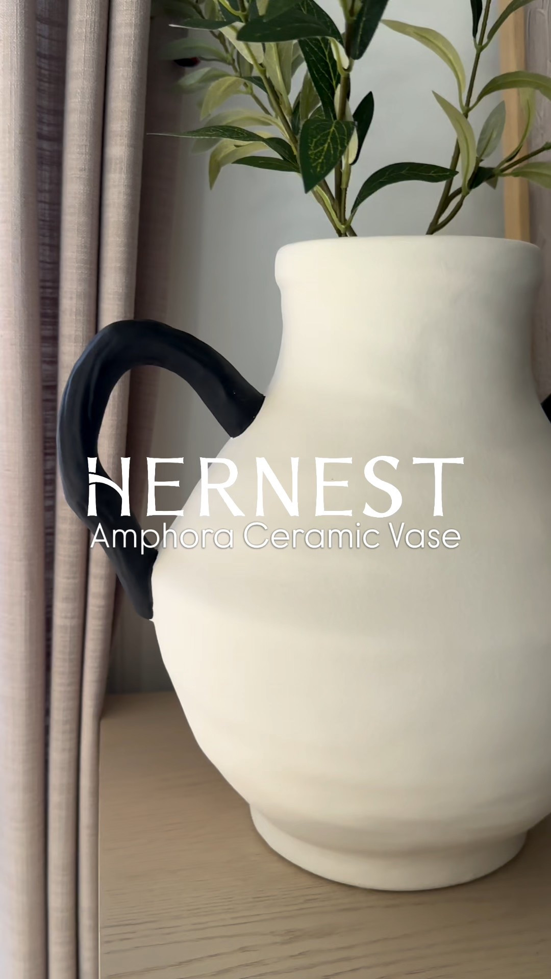 I added this amphora ceramic vase from @hernest_official and it instantly made the space feel more elevated without even trying. The sculptural shape and matte finish give that timeless, designer look, whether you style it with stems or let it stand on its own. It’s one of those pieces that makes your home feel more curated the second you set it down.  SKU8637 

Welcome Spring with Warm Renewal, Spring Sale — Up to $500 Off 🌼

#HERNEST #WinterAtHernest #myhernesthome

#LTKHome #LTKSaleAlert
