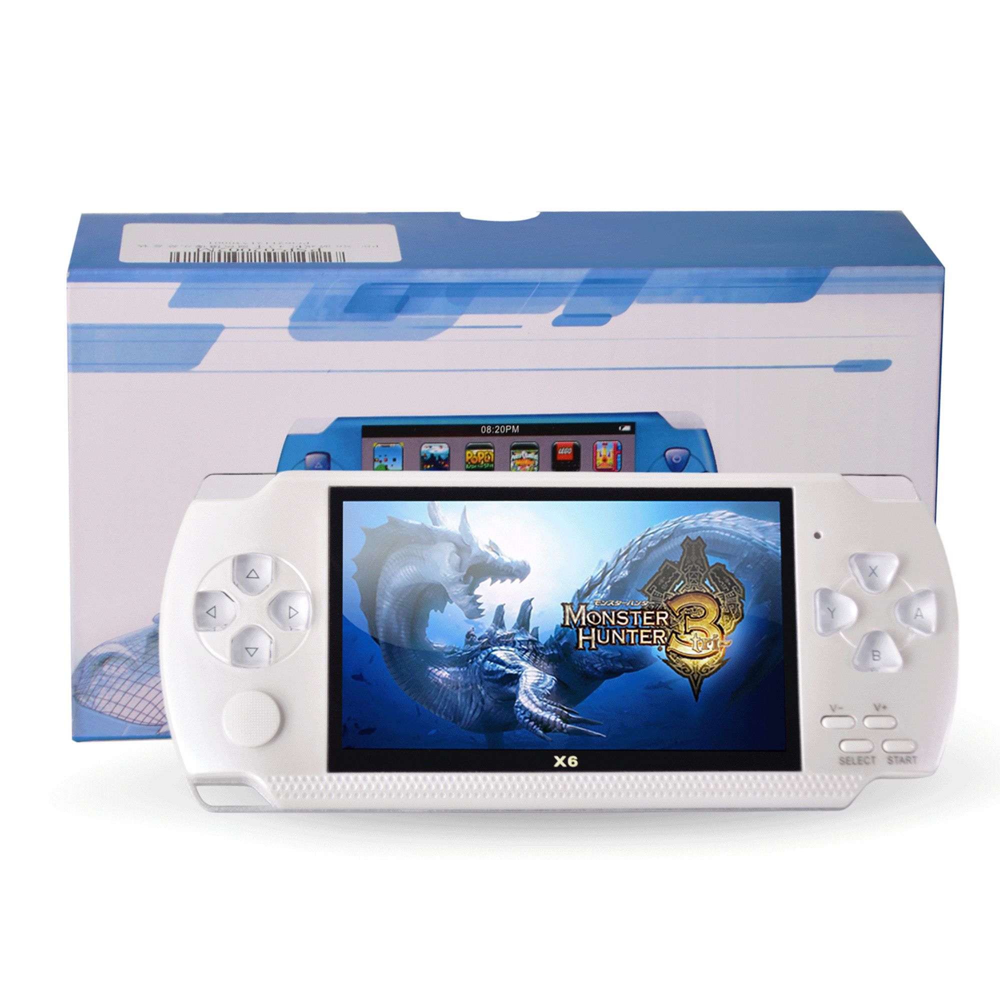 Over 9999 Free Games Electronic Games For Kids ages 8+ Gameboy，White/8 GB/4.3 inch Screen | Walmart (US)