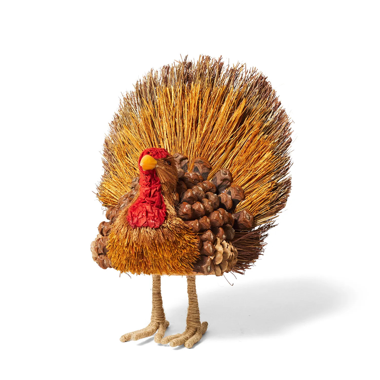 Sur La Table Thanksgiving Grass Turkey D\u00e9cor, Large | Sur La Table