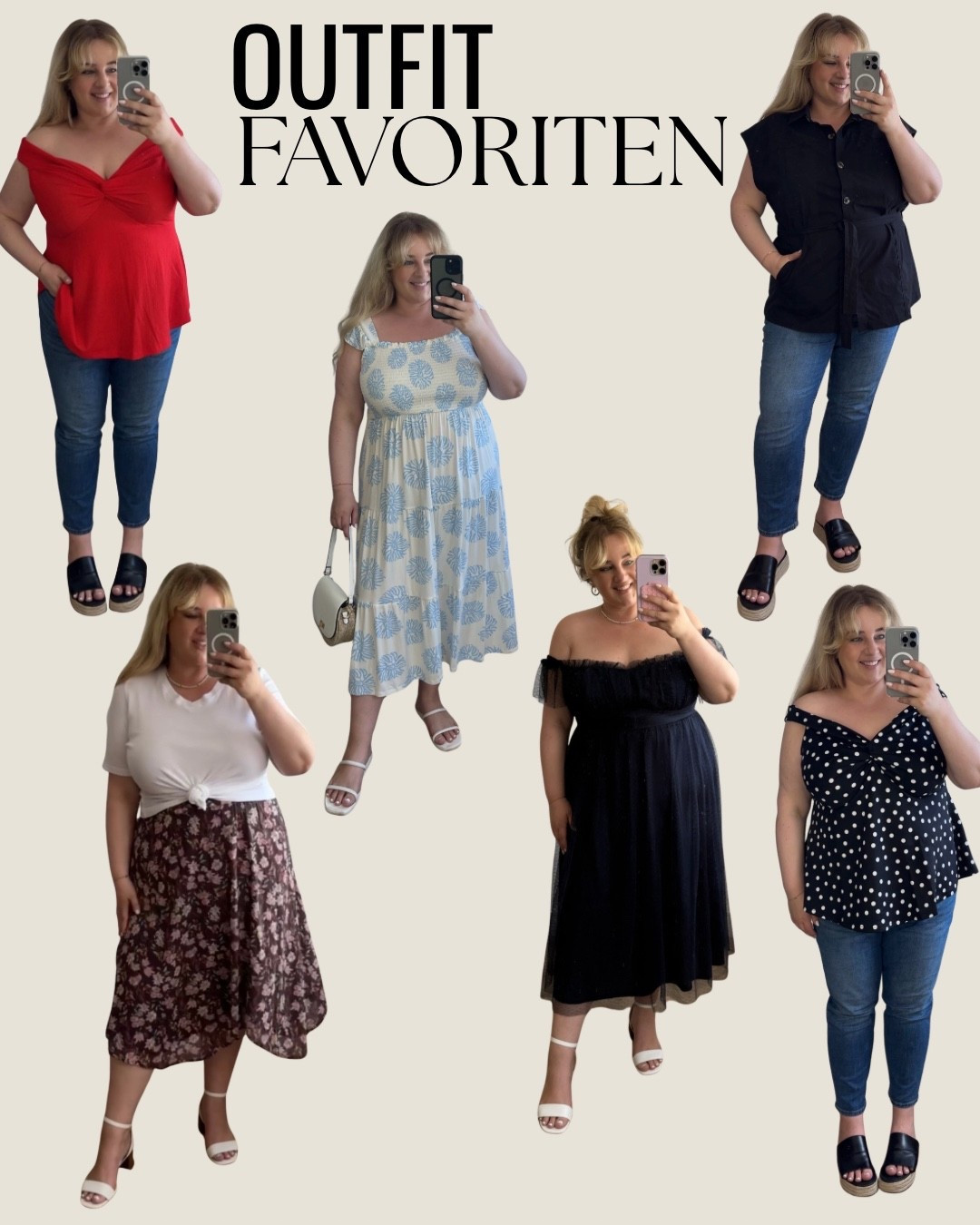 Outfit Favoriten ❤️

15 % sparen bei Bon Prix mit dem Code:
bp15san
(Gültigkeit: 10.08. -einschl. 12.08.2026; 15% auf Alles; einmalig einlösbar pro Kundin; gilt in DE App & Webshop)

#plussizefashion #top #oberteil #curvy #denim #jeans #kleid

#LTKdeutschland #LTKplussize #LTKkleider