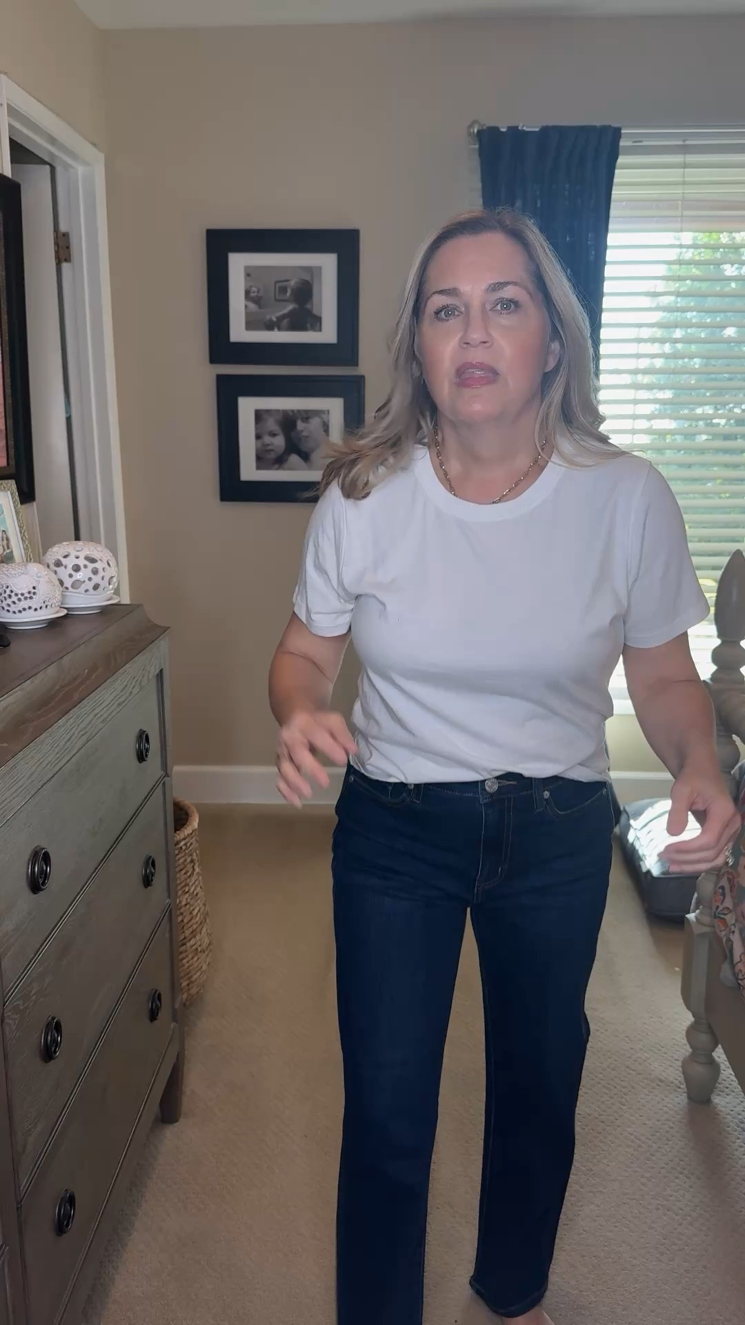 These $50 jeans are gorgeous. I’ve already purchased a couple different colors and styles from this brand because they are a perfect price point and great quality. I’m wearing the Bella stretch straight in the color. Midnight blue size 29 with a 26 inseam. 
￼

#LTKOver40 #LTKdayinmylife #LTKootd