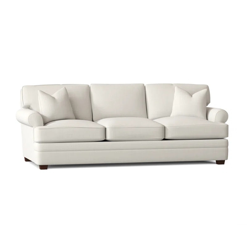 Romeo 91'' Rolled Arm Sofa Bed with Reversible Cushions | Wayfair North America