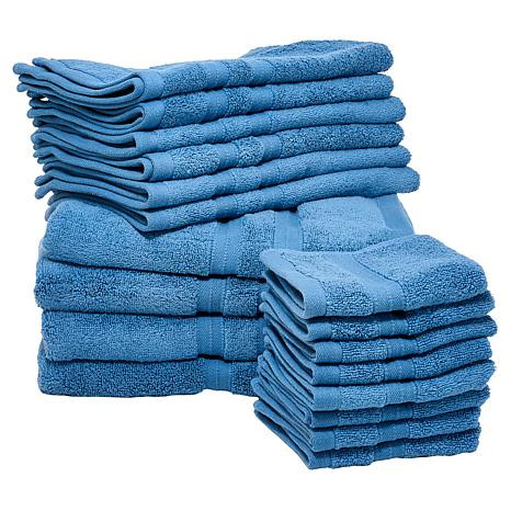 South Street Loft 18-piece Zero Twist Soft Cotton Towel Set | HSN