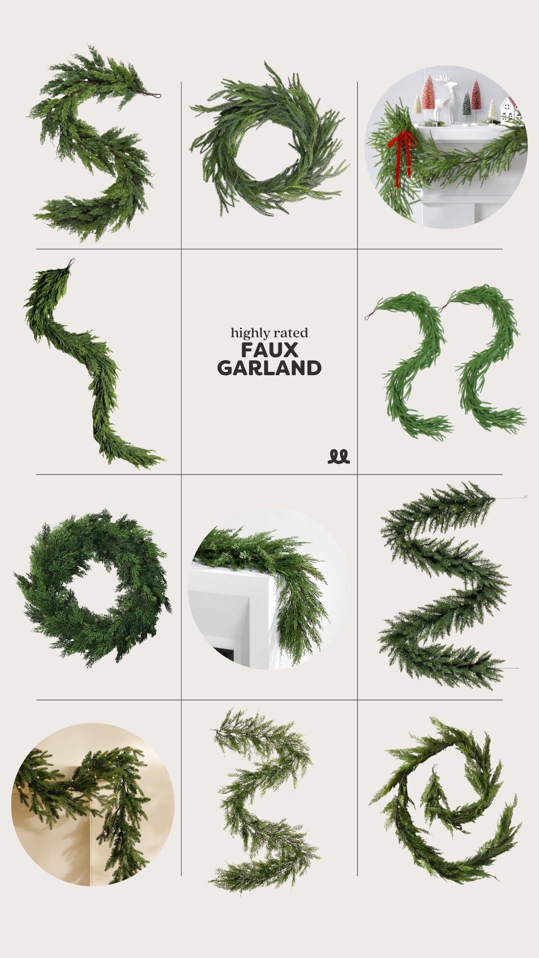 Highly rated faux garlands to decorate your home with some greenery for the holidays

#LTKSeasonal #LTKHoliday #LTKHome
