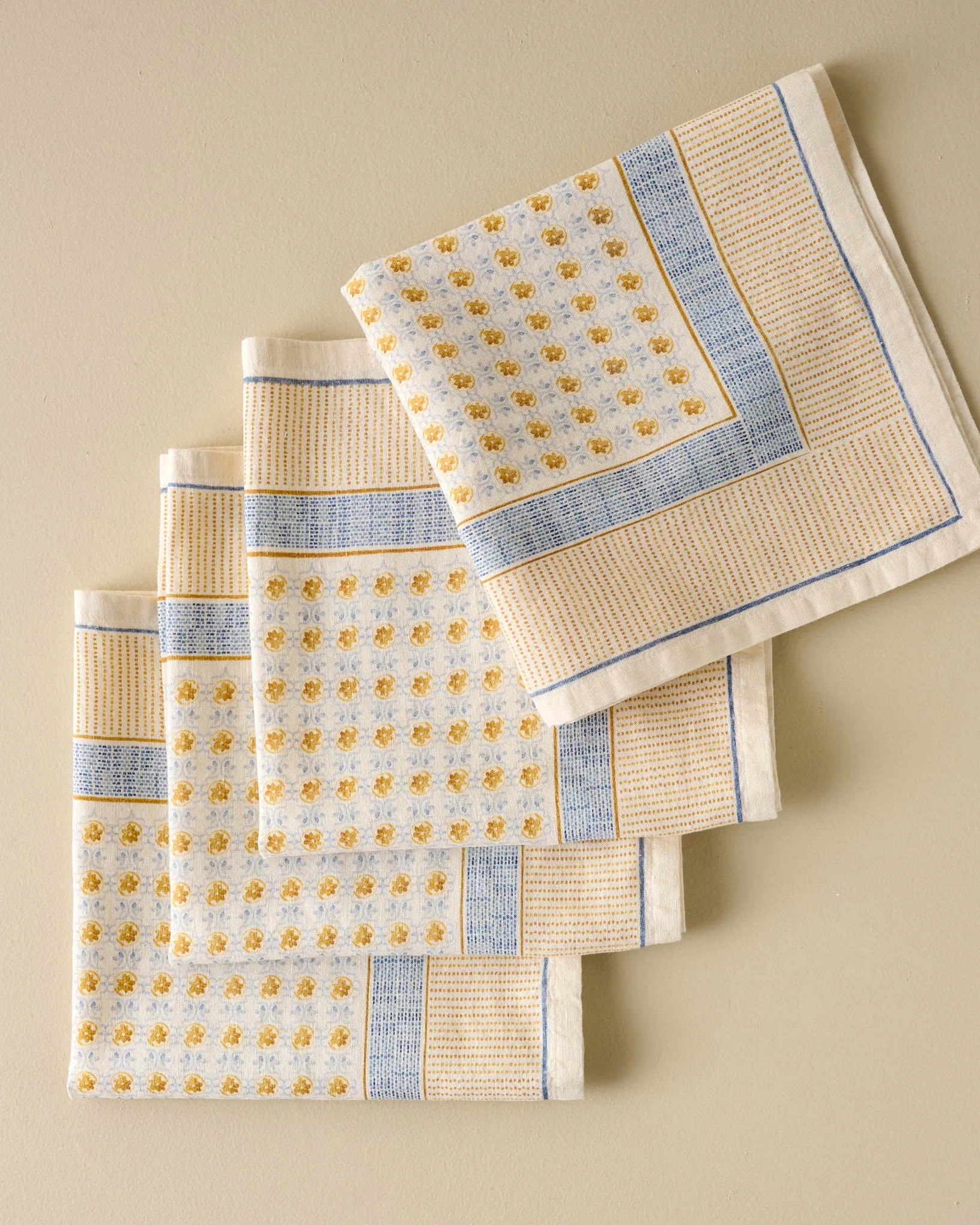 Luna Floral Printed Napkin Set of Four | Magnolia