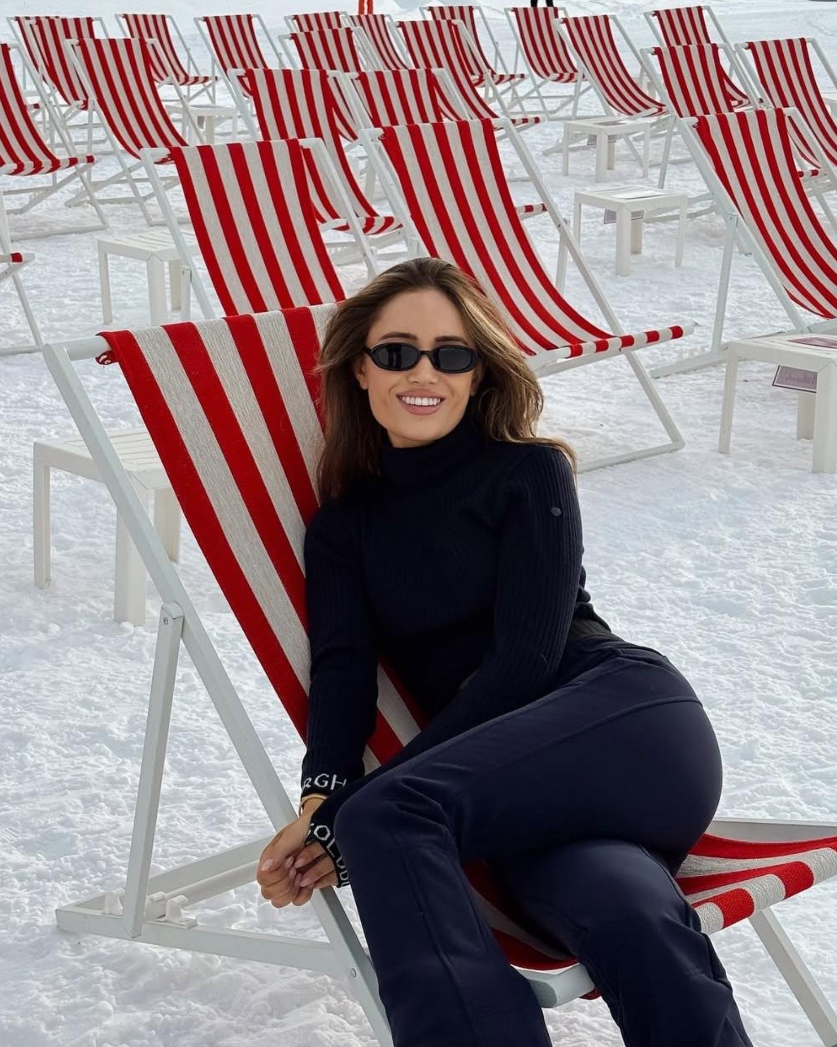 Navy on navy for a day on the slopes. Wearing a total look by Goldbergh❄️

#LTKwinter