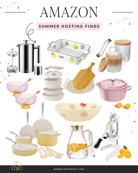 Elevate your summer gatherings with our top Summer Hosting Finds! Discover a curated selection of stylish and functional products perfect for entertaining friends and family. From elegant serving platters and chic drinkware to festive decor, we have everything you need to create memorable summer parties. Whether you're hosting a backyard BBQ, a poolside soiree, or an intimate dinner under the stars, these essentials will make your events shine. Shop now to find the best hosting items and impress your guests with ease! #LTKhome #LTKfindsunder100 #LTKfindsunder50 #SummerHosting #EntertainingEssentials #OutdoorLiving #PartyPlanning #SummerParty #BBQParty #OutdoorDining #AmazonFinds #HostingInspo #PartyDecor #EntertainInStyle #SummerGatherings #AmazonHome #OutdoorDecor #ShopNow #AmazonShopping


