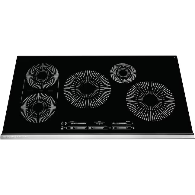 Frigidaire Gallery 36-in 5 Burners Black Induction Cooktop with Bridge Element | Lowe's