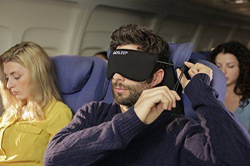 GOSLEEP Travel Pillow - Sleep Mask and Memory Foam Pillow that Prevents Head Bobbing and Blocks Ligh | Amazon (US)