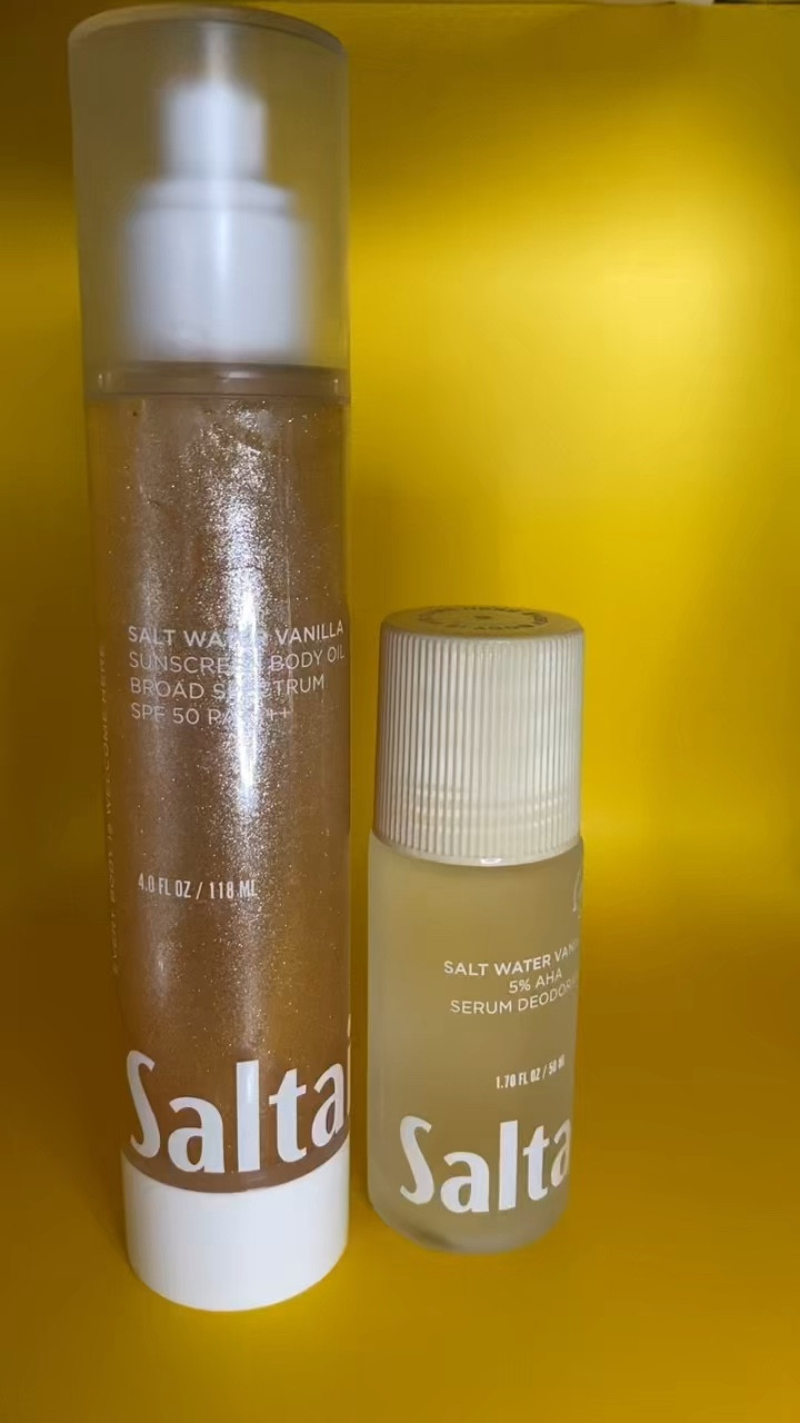 Meet your new everyday essentials: a radiant SPF body oil that shields your skin while giving you that golden glow, plus a serum deodorant that keeps you fresh all day. Lightweight, beachy, and made for effortless confidence.
@Saltair Body
#SummerGlow #SPFProtection
#GlowingSkin #CleanBeauty #BeachVibes

https://www.tiktok.com/t/ZTkYWTKuE/

#LTKOver40 #LTKBeauty #LTKselfcare