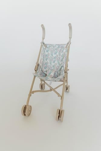 Doll Stroller – Neutral Color Lightweight & Flexible Stroller - Baby Doll Stroller for Kids 3+ - Vintage Goose Print - 22" | Amazon (US)
