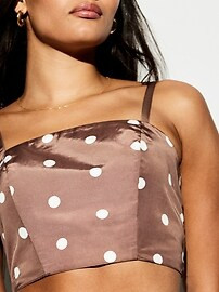 The Occasion by Old Navy Taffeta Cropped Tank Top | Old Navy (US)