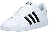 adidas Women's Shoes | Cloudfoam Advantage Cl Sneakers, White/Black/White, (7.5 M US) | Amazon (US)