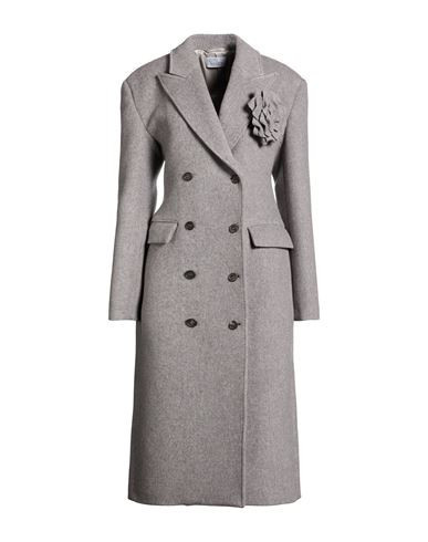 Giuseppe Di Morabito Woman Coat Grey Size 4 Wool, Polyamide | YOOX (US)