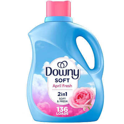 Downy Soft & Fresh Liquid Fabric Softener - April Fresh - 100 fl oz: Household, Aluminum-Free, Paraben-Free, Spill-Resistant Lid | Target