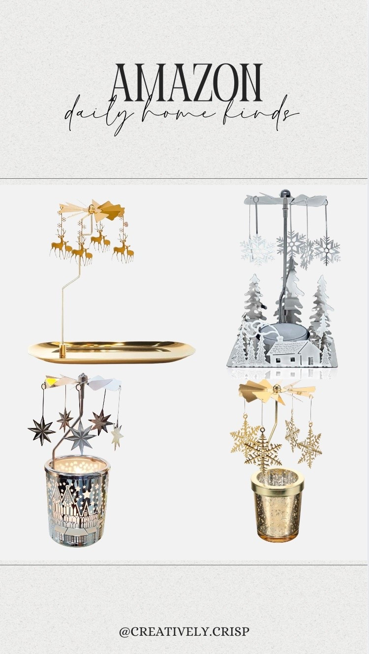 Some spinning candle carousels I found on Amazon! So fun for the holidays ✨ 

#LTKHome #LTKSeasonal #LTKHoliday