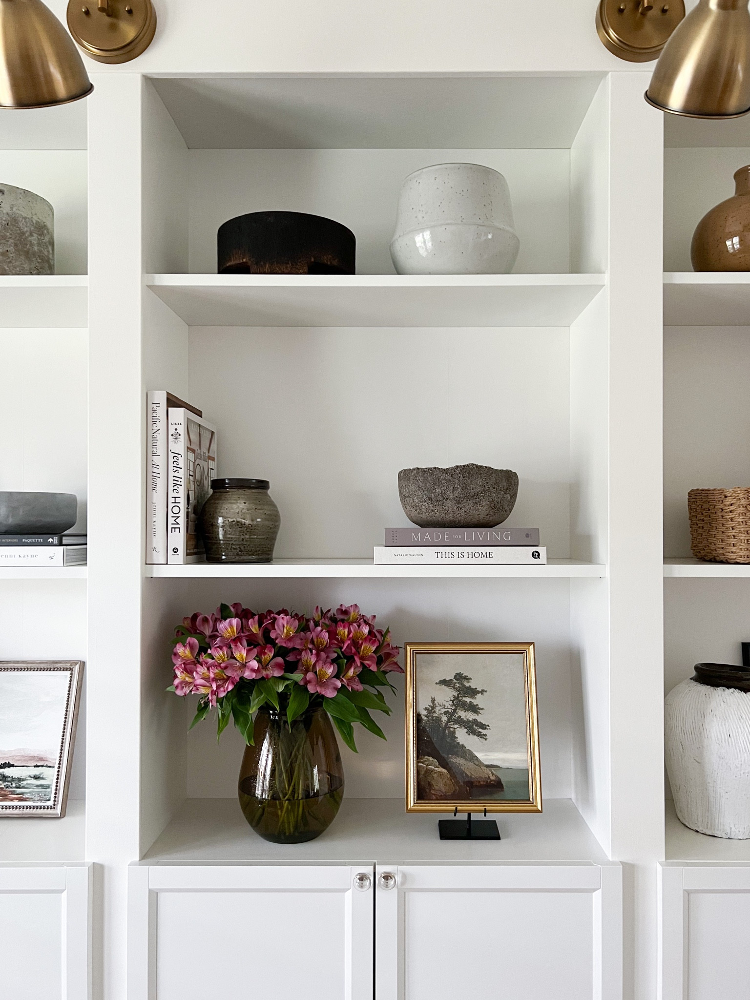 Decor under $40!  Target Studio McGee, shelf decor, fall decor, vase, artwork, Amazon decor, McGee and Co. 

#LTKunder50 #LTKhome #LTKSeasonal