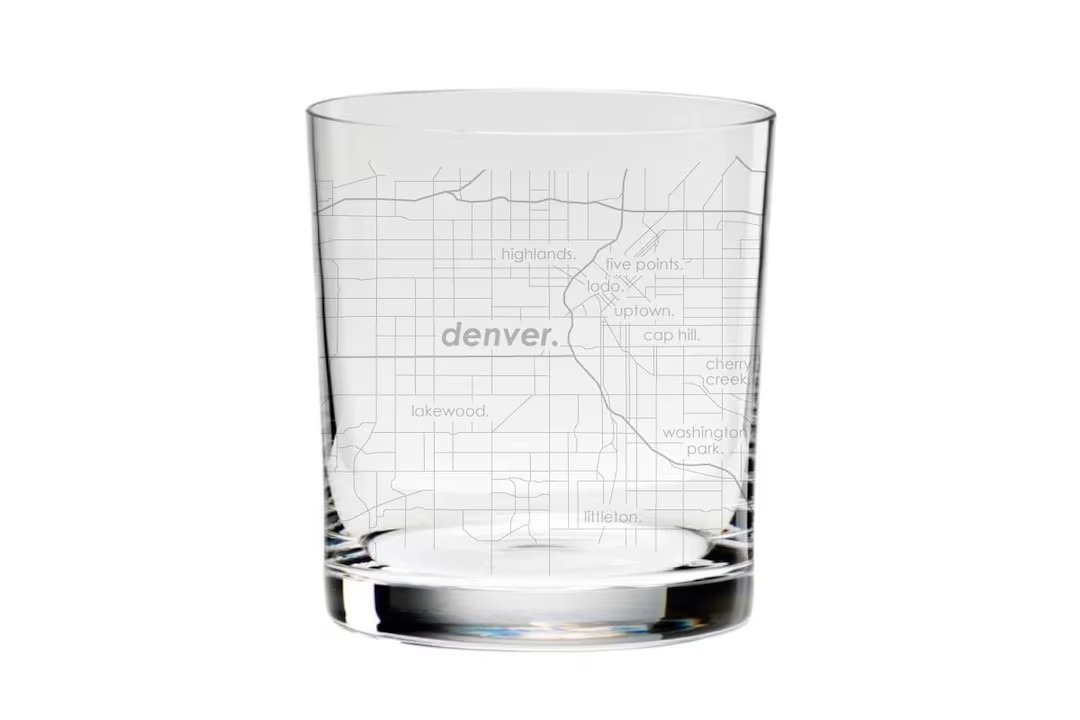 RIEDEL Crystal City Map Whiskey Tumbler | Any City / Town Personalized | Custom Etched Rocks Glas... | Etsy (US)