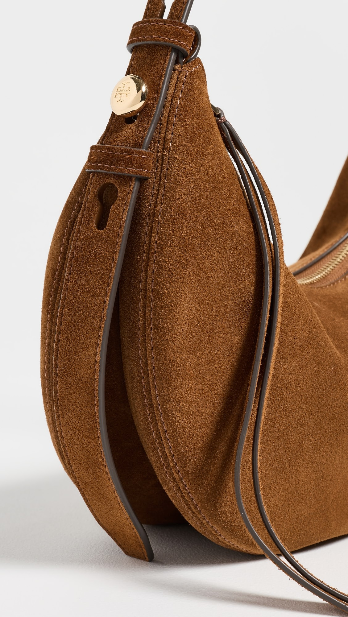 Romy Suede Half Moon Bag | Shopbop