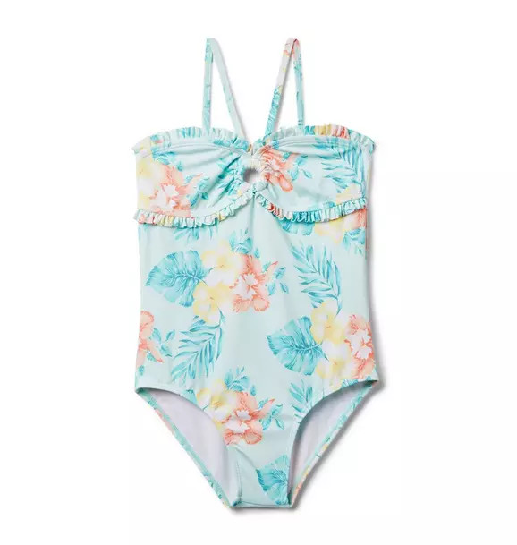 Recycled Hibiscus Swimsuit | Janie and Jack