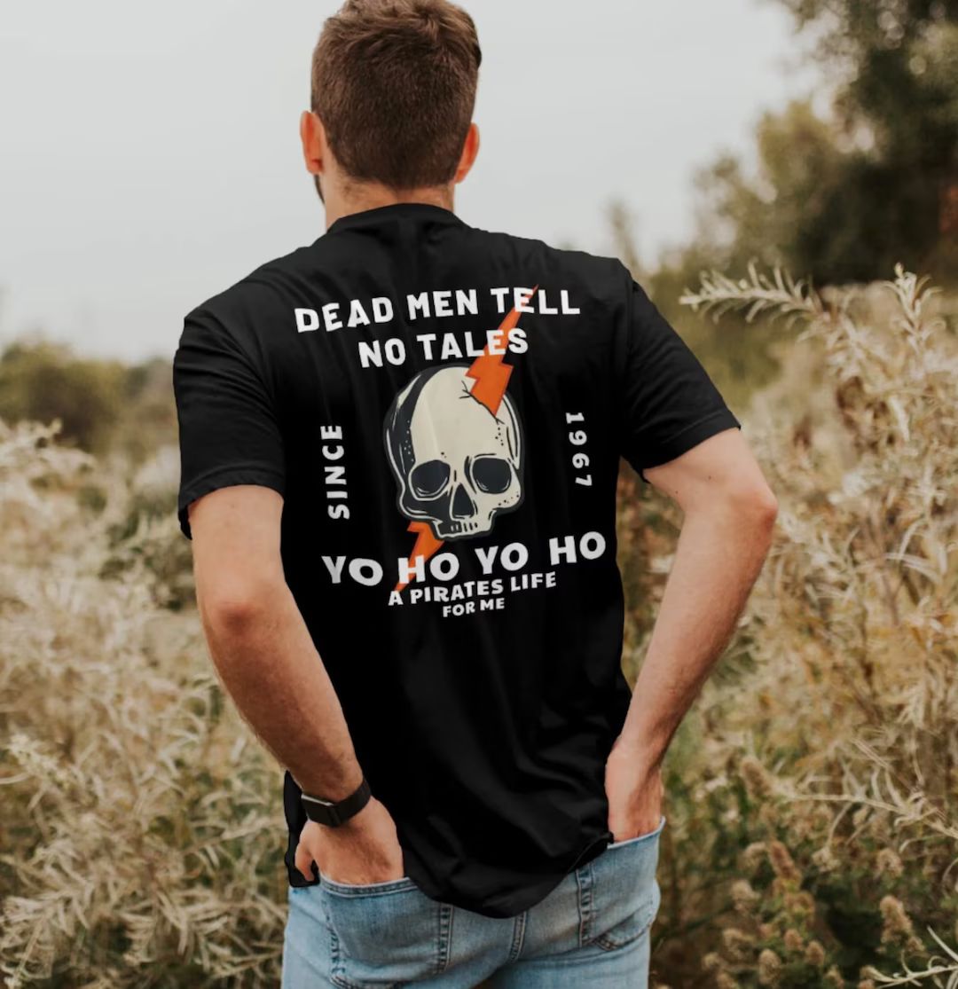Dead Men Tell No Tales Bella Canvas Unisex Jersey Short Sleeve Tee - Etsy | Etsy (US)