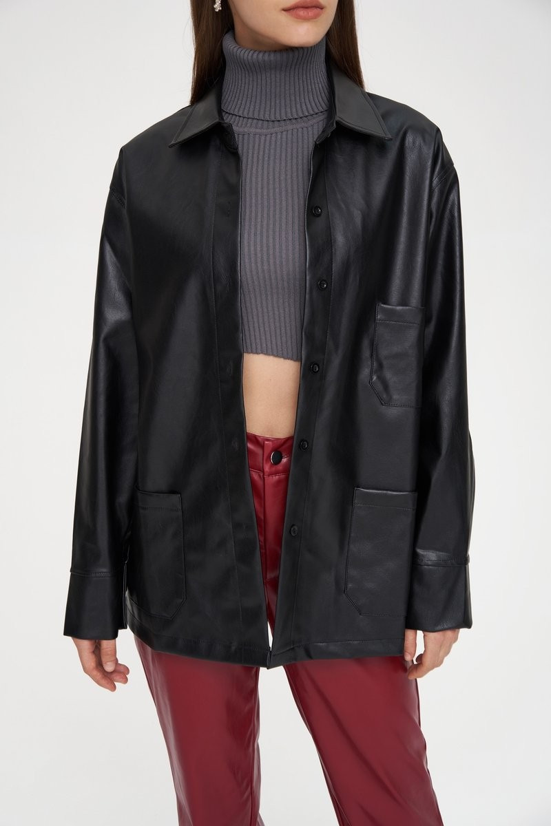 Cool Faux Leather Jacket | Cider