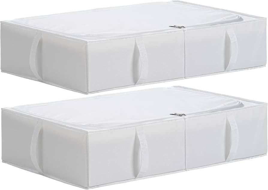 TYEERS Under Bed Storage Containers, Durable Fabric, Washable, Collapsible, Under Bed Storage Bin... | Amazon (US)