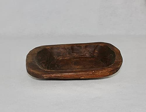 Hand-Carved Wooden Bowl - Small - 9"x5"x2" | Amazon (US)