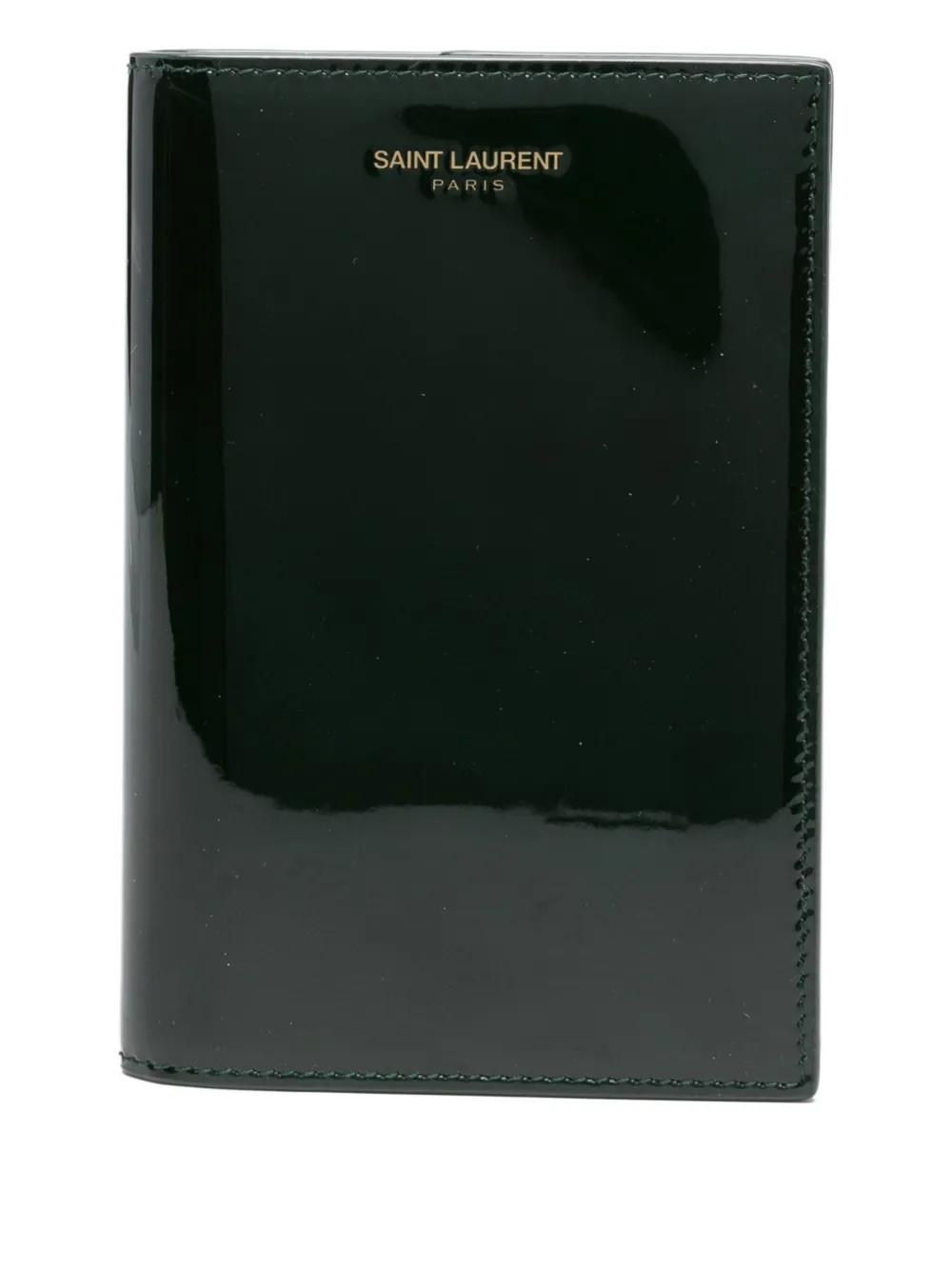 Saint Laurent patent-leather Passport Holder | Green | FARFETCH | Farfetch Global