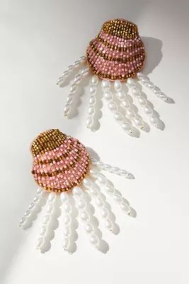 Mignonne Gavigan Luxe Seashell Pearl Earrings | Anthropologie (US)