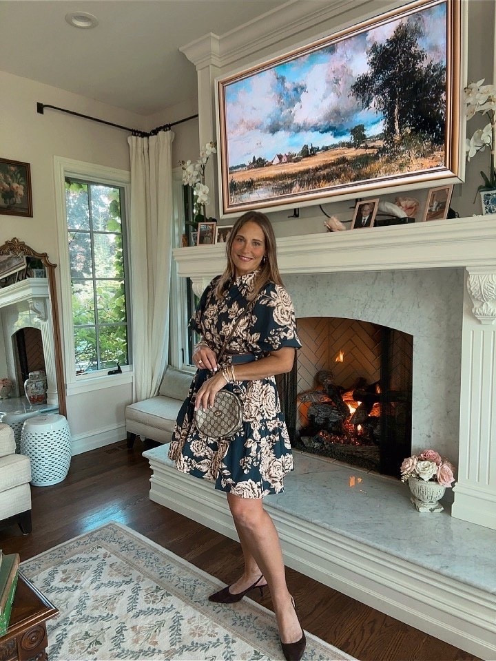 Loving this new dress from Social Threads! I paired it with brown heels from Evereve & a cute Gucci bag. Perfect outfit for a fall dinner date! 

#LTKSeasonal #LTKOver40 #LTKMidsize