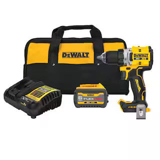 DeWalt 20V MAX XR brushless cordless drill driver kit with two batteries